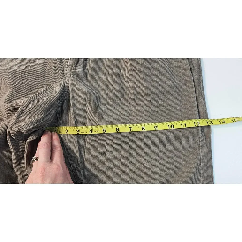 Sonoma 36x29 tan corduroy straight leg jeans pants *FADED* work outdoor paint